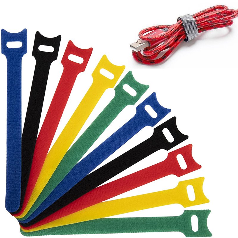 T-type Adhesive Velcro Fastener Tape (50 Pcs)
