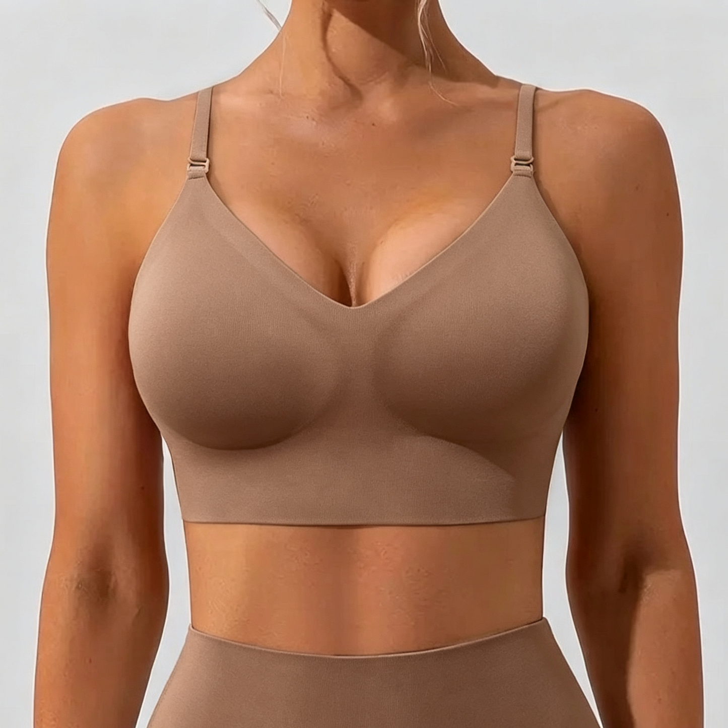 🔥Women's Solid Color Wireless Backless Bra
