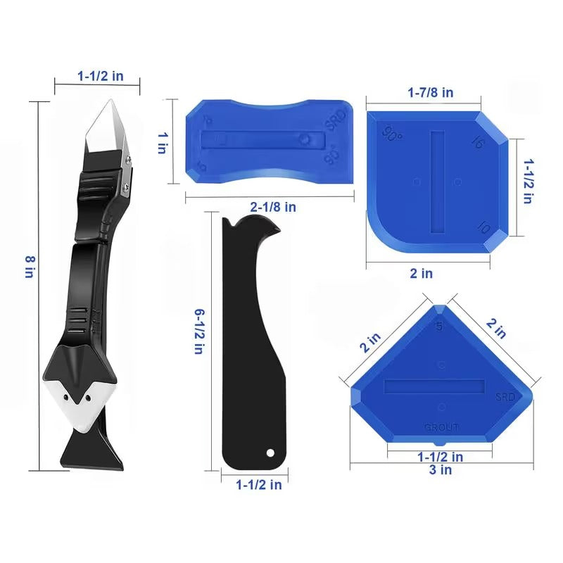 Silicone Caulking Tools and Grout Removal Tool