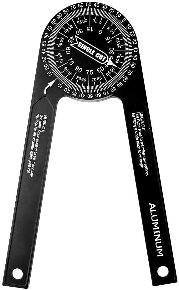 Miter Saw Protractor 360°Angle Measurement Angle Finder Tool