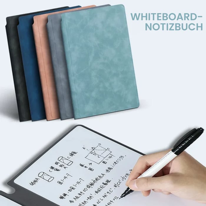 Smart Reusable Leather Notebook