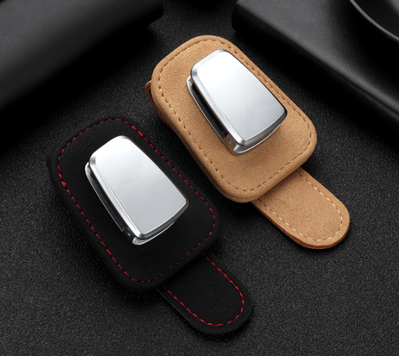 UNIVERSAL CAR VISOR SUNGLASSES HOLDER CLIP