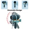 Rotatable Wall Mounted Hair Dryer Holder, Hands Free Hair Dryer Stand Holder, Drilling-Free Blow Dryer Holder