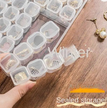 Mini 28 Grid Jewelry Storage Box