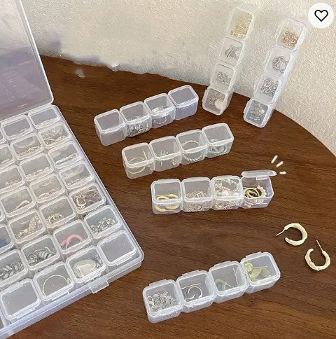 Mini 28 Grid Jewelry Storage Box