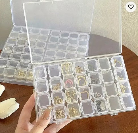 Mini 28 Grid Jewelry Storage Box