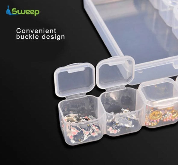 Mini 28 Grid Jewelry Storage Box