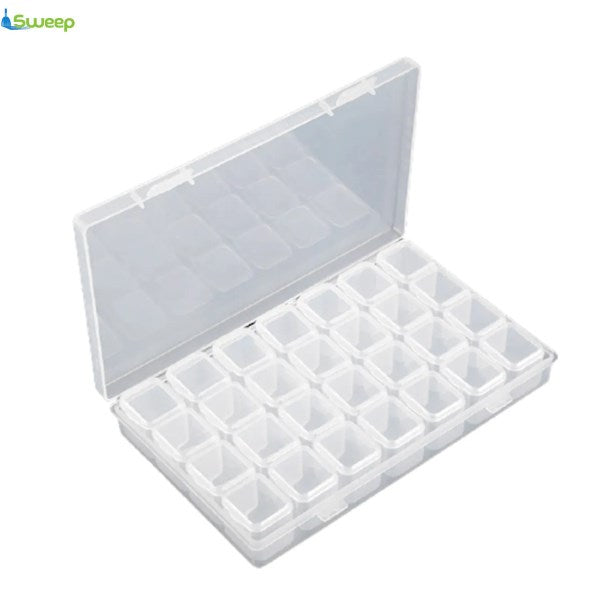 Mini 28 Grid Jewelry Storage Box