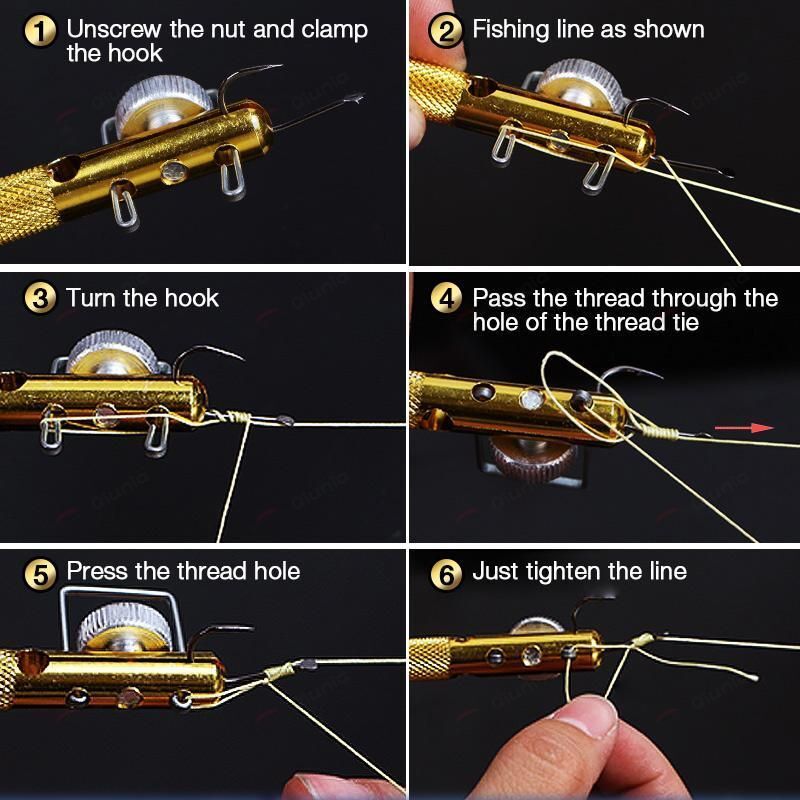 FAST FISHING KNOT TYING TOOL