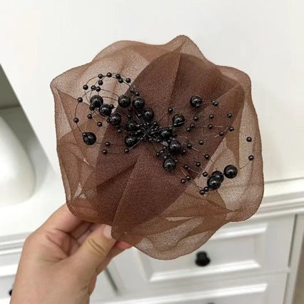 Vintage Organza Fascinator Headband