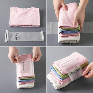 Self-adhesive Clothes Storage Roll-up Straps(2 Pcs)