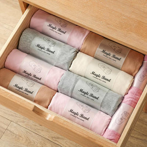 Self-adhesive Clothes Storage Roll-up Straps(2 Pcs)