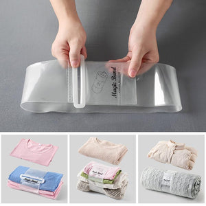 Self-adhesive Clothes Storage Roll-up Straps(2 Pcs)