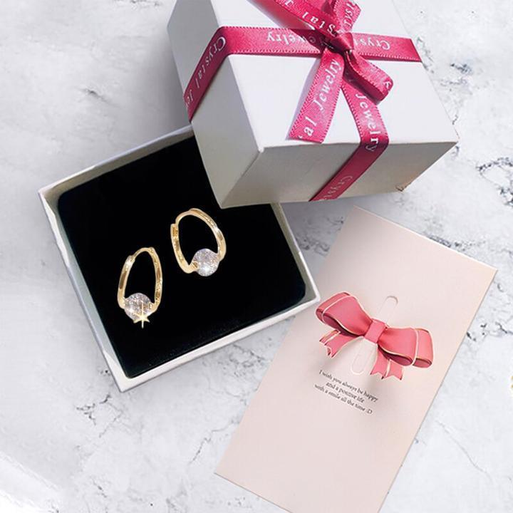 Sterling Silver Diamond Round Stud Earrings