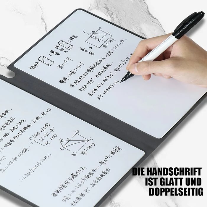 Smart Reusable Leather Notebook
