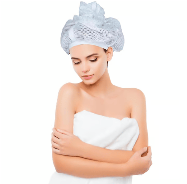 Net Plopping Cap For Drying Curly Hair