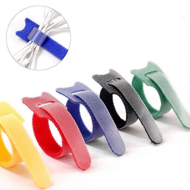 T-type Adhesive Velcro Fastener Tape (50 Pcs)