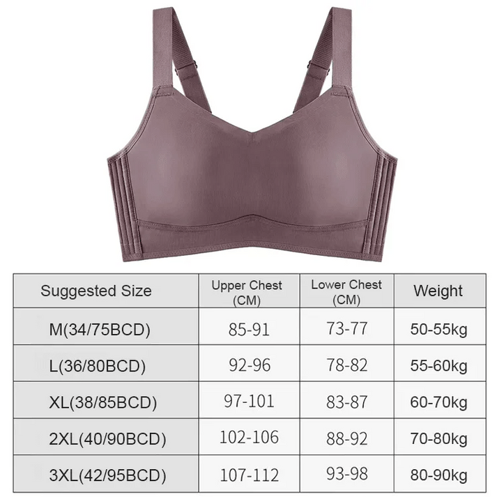 Anti-sagging Large Breast Support Armpit Fat Control Bra