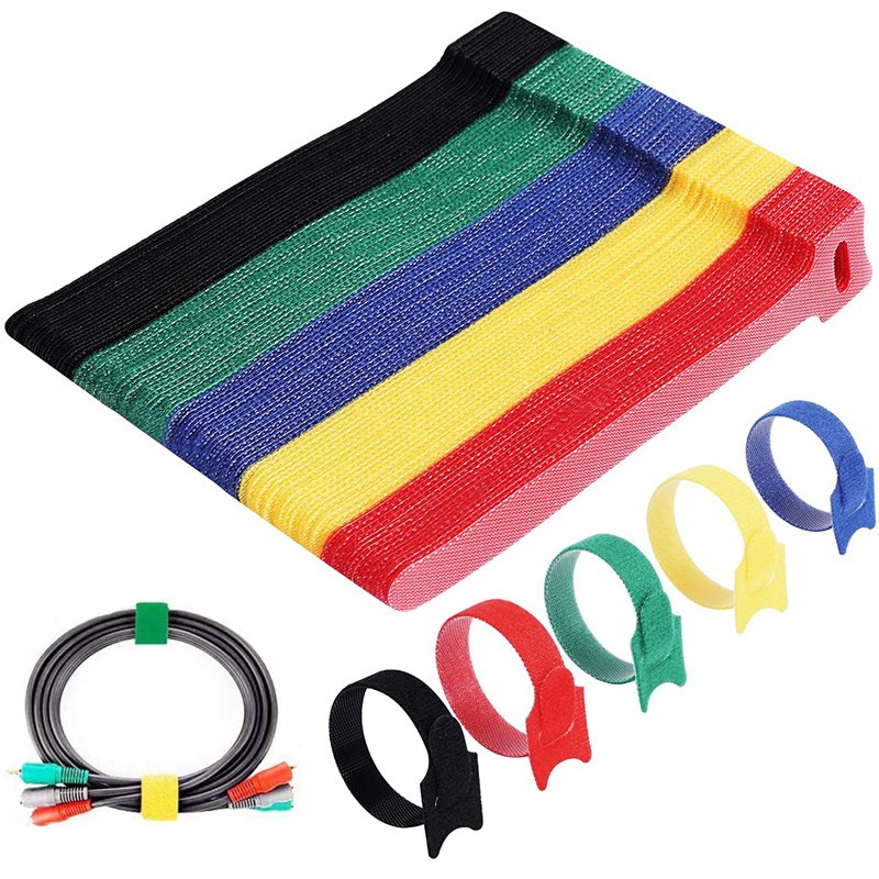 T-type Adhesive Velcro Fastener Tape (50 Pcs)