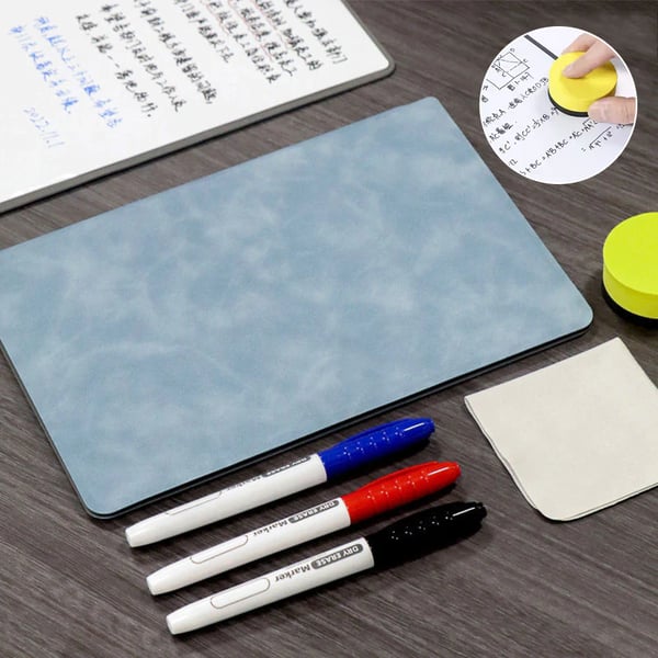 Smart Reusable Leather Notebook