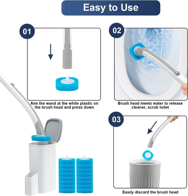 Disposable Toilet Cleaning Systemđ§