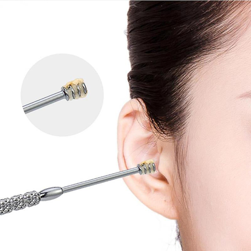 Set Ear Wax Pickers Stainless Steel Earpick Wax Remover