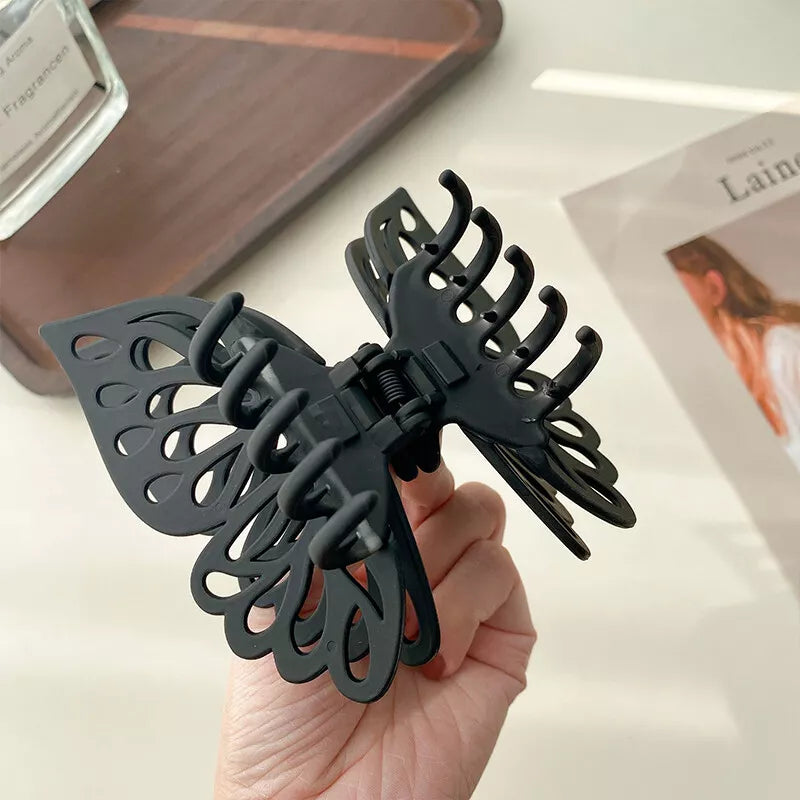 Butterfly Cutout Tassel Large Hair Clip