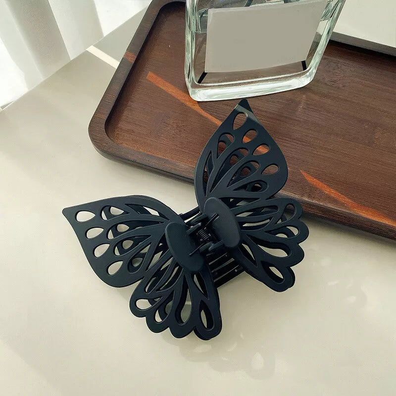 Butterfly Cutout Tassel Large Hair Clip