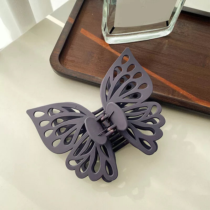 Butterfly Cutout Tassel Large Hair Clip