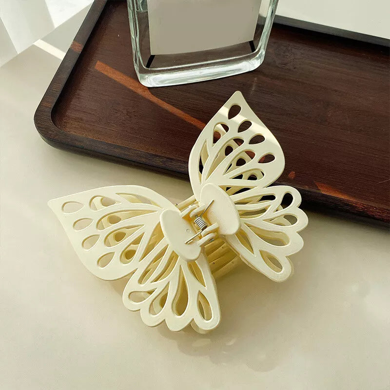 Butterfly Cutout Tassel Large Hair Clip