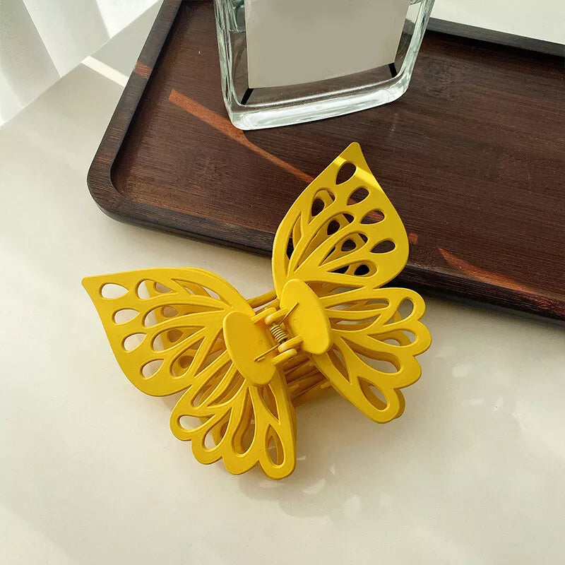 Butterfly Cutout Tassel Large Hair Clip