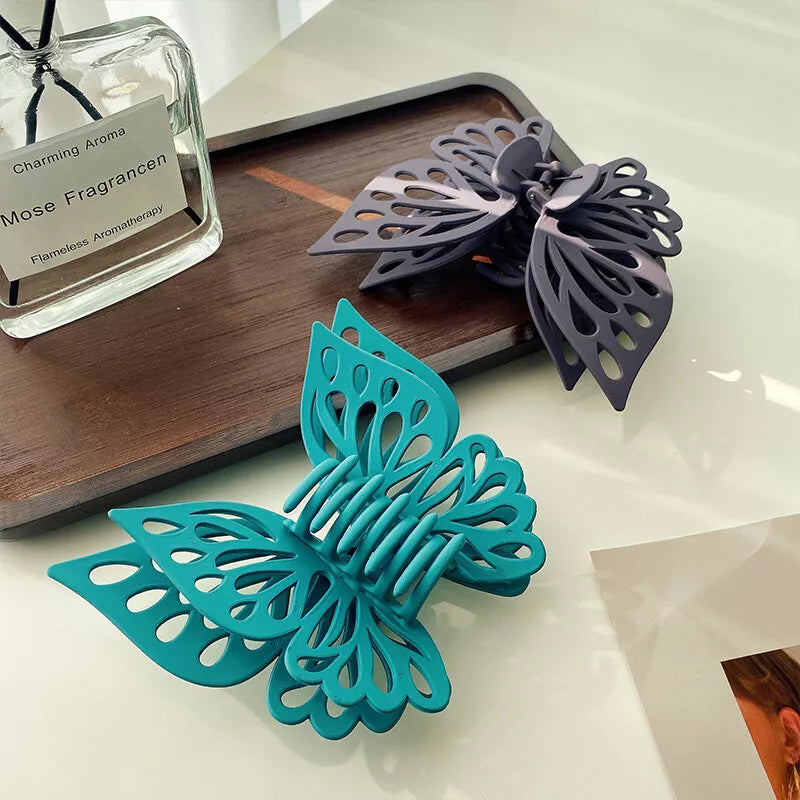 Butterfly Cutout Tassel Large Hair Clip