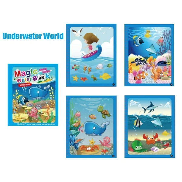 Magic Water Coloring Book