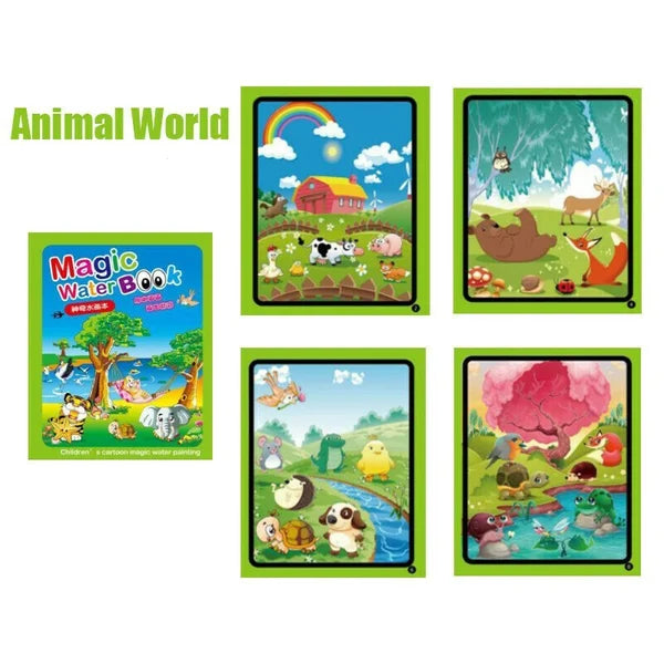 Magic Water Coloring Book