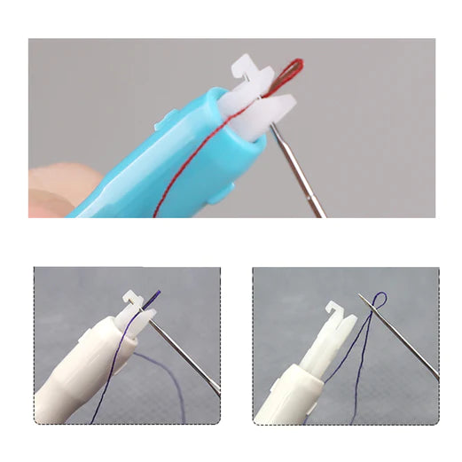 Needle Inserter and Threader Tool for Sewing