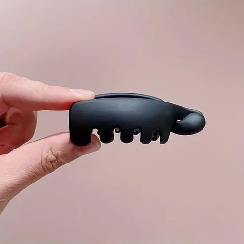 💎Women's 4 Non-Slip Banana Hair Clips - Vintage Oval Leopard Print, Amber and Black, Fashion Hair Accessories for Secure Ponytails, Bun Hairstyles
