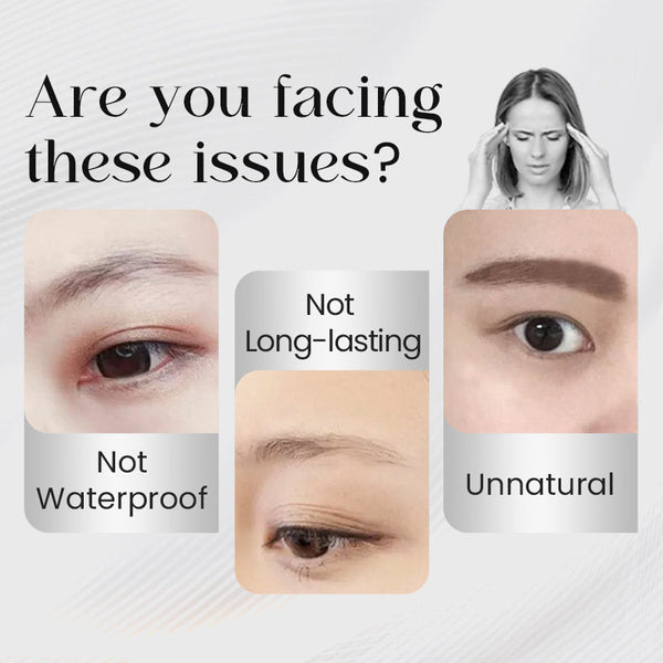 Upgraded Natural Waterproof Eyebrow Pen with Microfine Tip（upgrate) ）