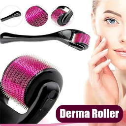 Derma Roller for Beard Hair Face Skin Microneedle Roller for Women & Men Beard Roller, Safe & Easy To Use, 0.25mm