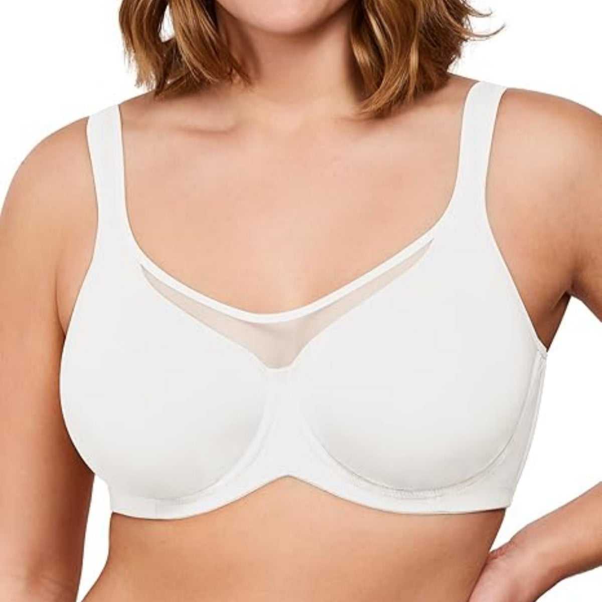 🖤Women's Elegant Sheer Full Coverage Plus Size Bra