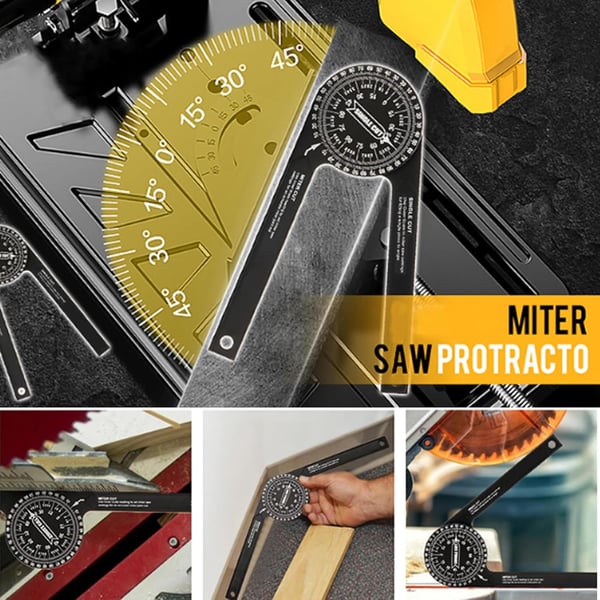 Miter Saw Protractor 360°Angle Measurement Angle Finder Tool