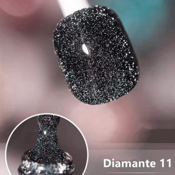 ✨ Shiny and glossy rhinestone gel nail polish | Glossy and long-lasting manicure! 💅