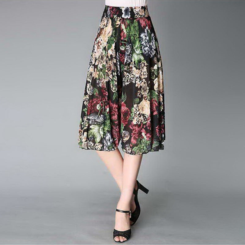 Women's Vintage Style Wide Leg Culottes