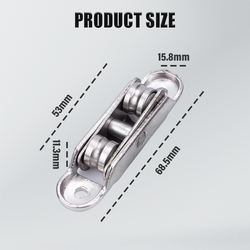 🔩80/88 Zinc Alloy Pulley for PVC Windows & Doors