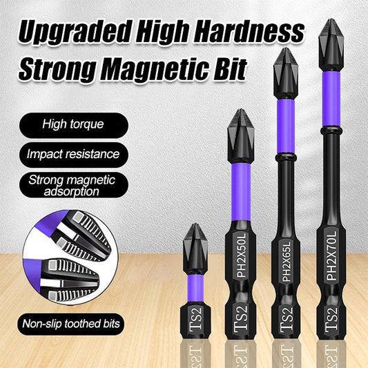 Upgraded High Hardness And Strong Magnetic Bit（5 pcs set）