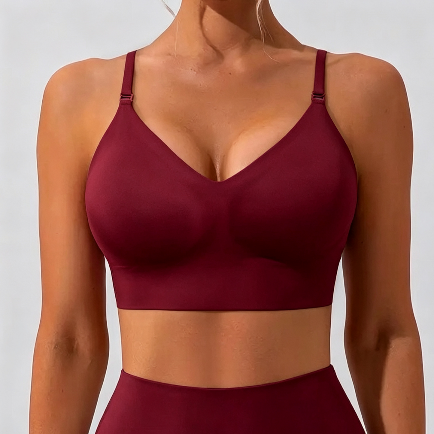 🔥Women's Solid Color Wireless Backless Bra