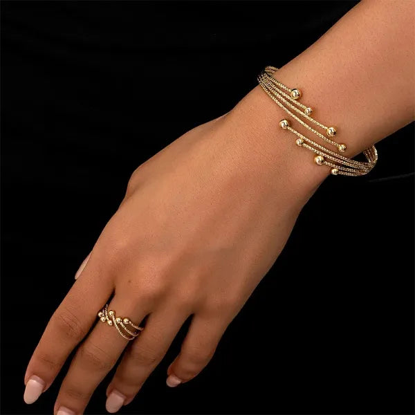 🎉 2026 Sale — Over 68,000 Sold! 💍 Sparkle Wrap Bracelet Set for Women – Layered Shine Design ✨