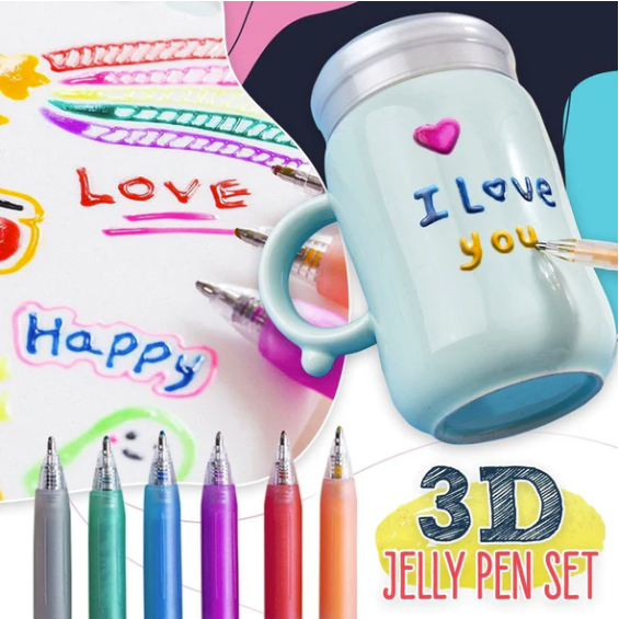 3D Jelly Pen Set