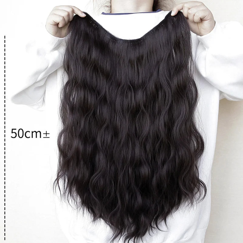 Water Ripple U-shaped Clip Hair Extension Piece