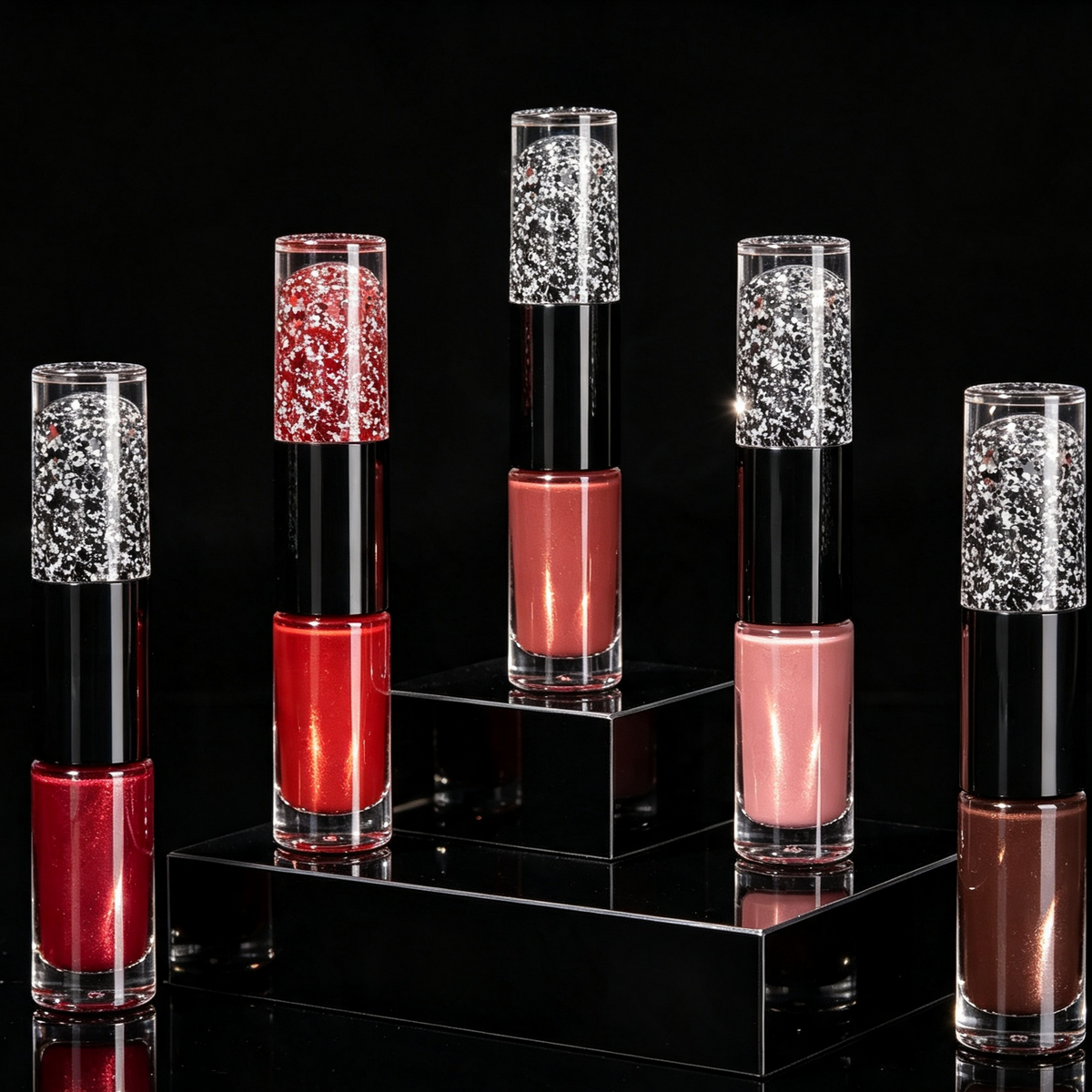 Lazy-Friendly 2-Color Oil-Based Nail Polish | No Lamp Needed, Quick Dry, Long-Lasting & Non-Peel, Brightening & Nail-Protecting