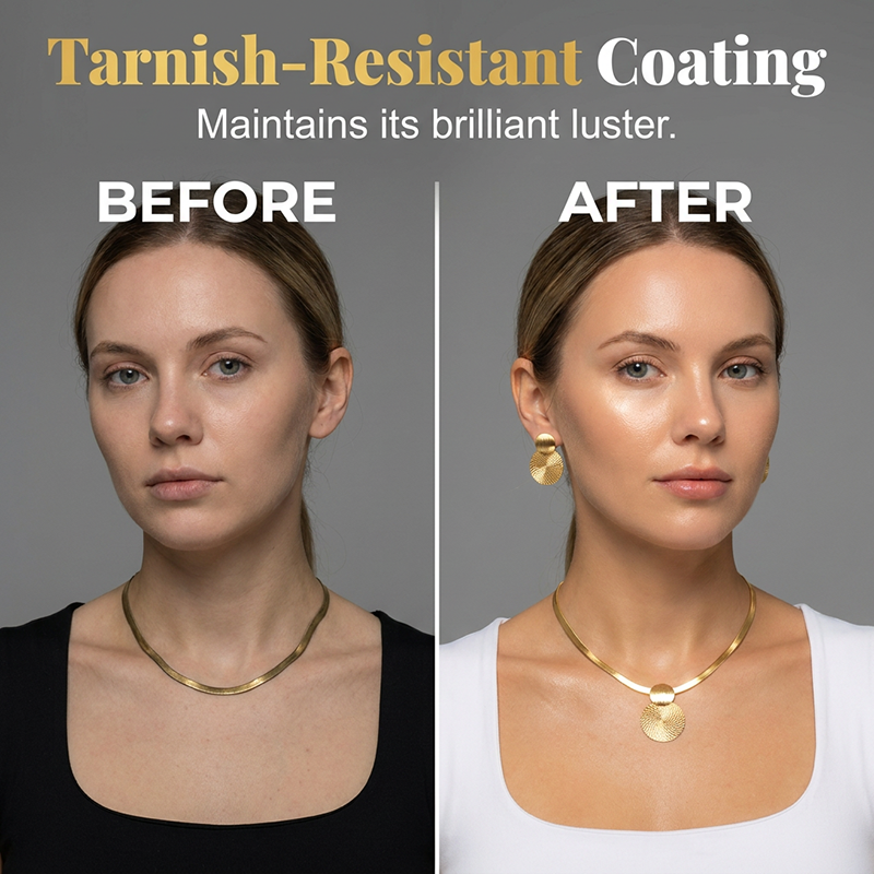💫 LIMITED-TIME 60% OFF! ✨ Modern Geometric Jewelry Set – Gold-Plated, Lightweight, Chic 🔶